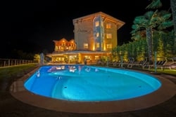 Our hotel outside